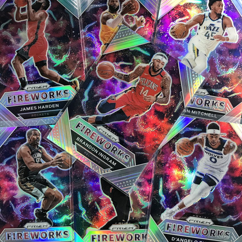 2020-21 Prizm BRANDON INGRAM Fireworks Silver #8