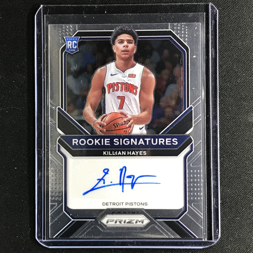 2020-21 Prizm Killian Hayes Rookie Signatures Auto Base No Khy A