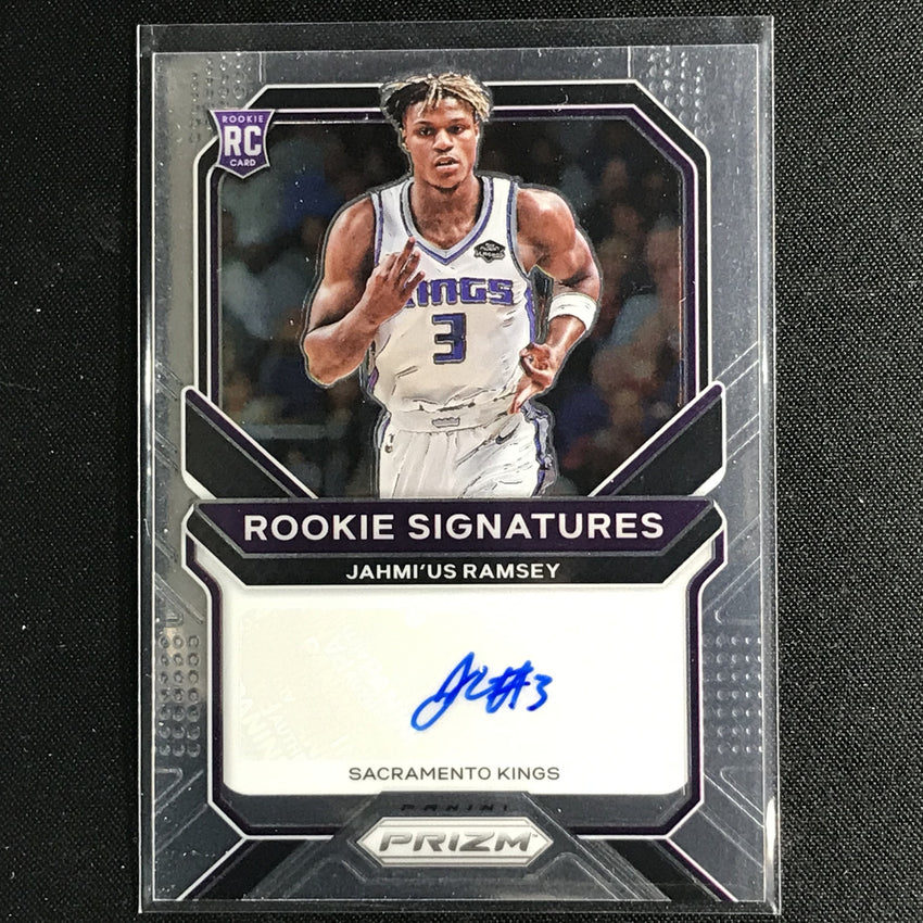 2020-21 Prizm Jahmius Ramsey Rookie Signatures Auto Base No Jrs