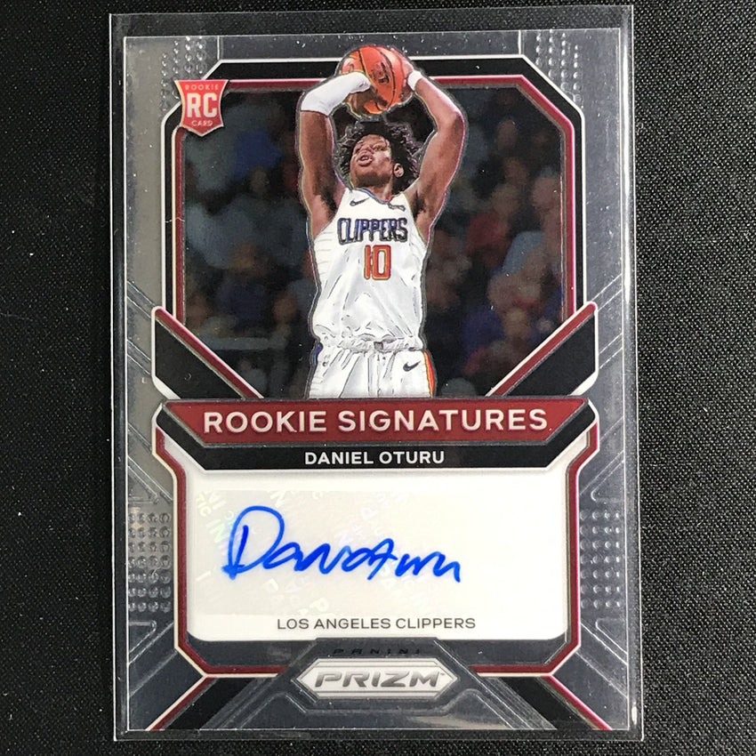 2020-21 Prizm Daniel Oturu Rookie Signatures Auto Base No Dot A