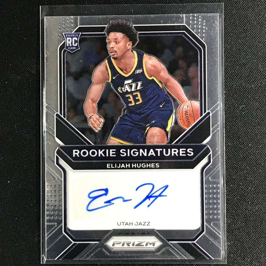 2020-21 Prizm Elijah Hughes Rookie Signatures Auto Base No Ehs A