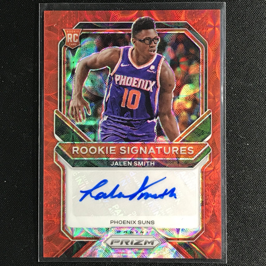 2020-21 Prizm Jalen Smith Rookie Signatures Auto Choice Red No Jsm A