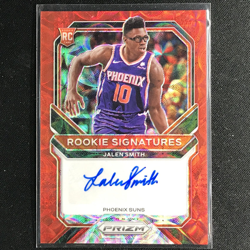 2020-21 Prizm Jalen Smith Rookie Signatures Auto Choice Red No Jsm B