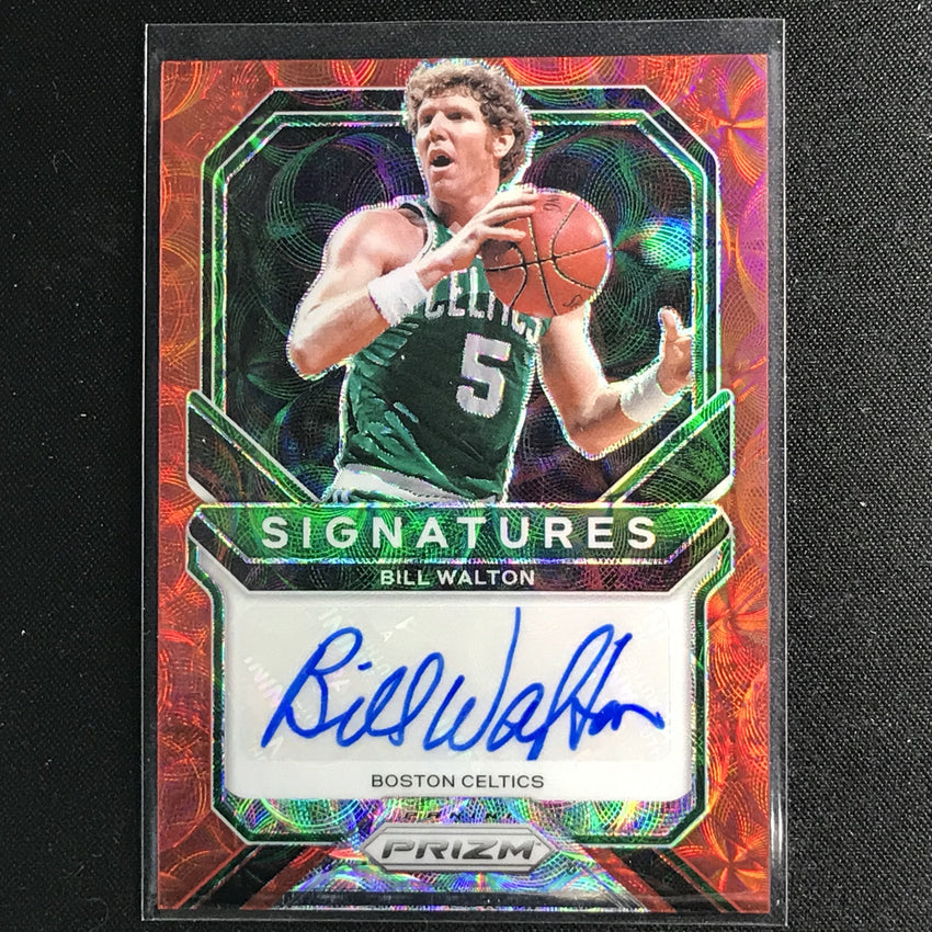 2020-21 Prizm Bill Walton Signatures Auto Choice Red No Bwl
