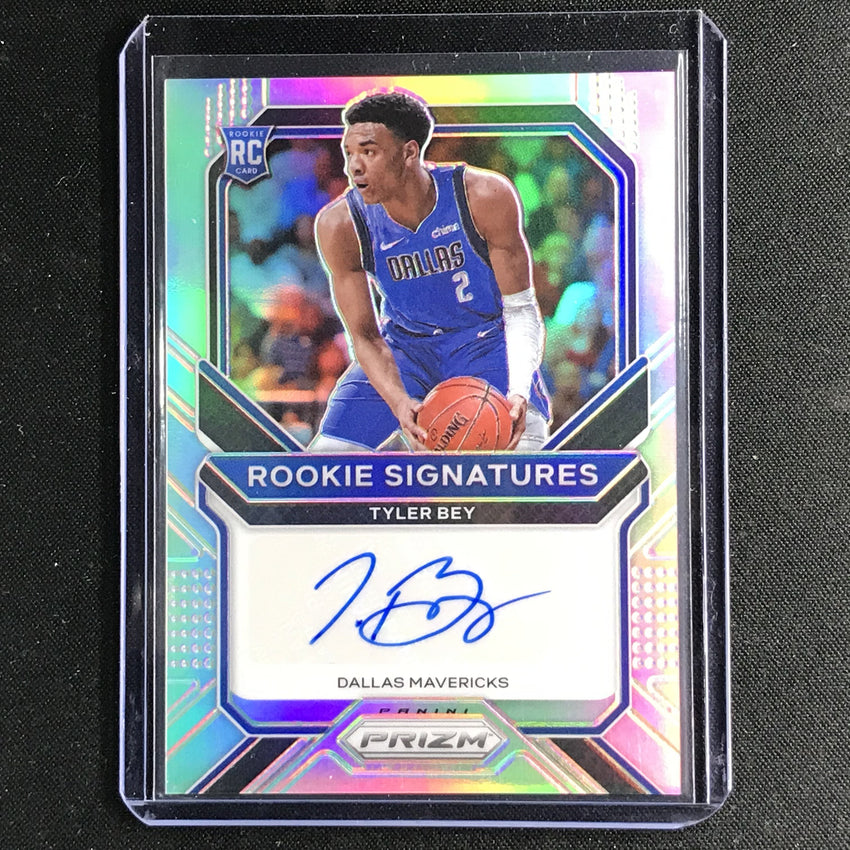 2020-21 Prizm Tyler Bey Rookie Signatures Auto Silver No Tby