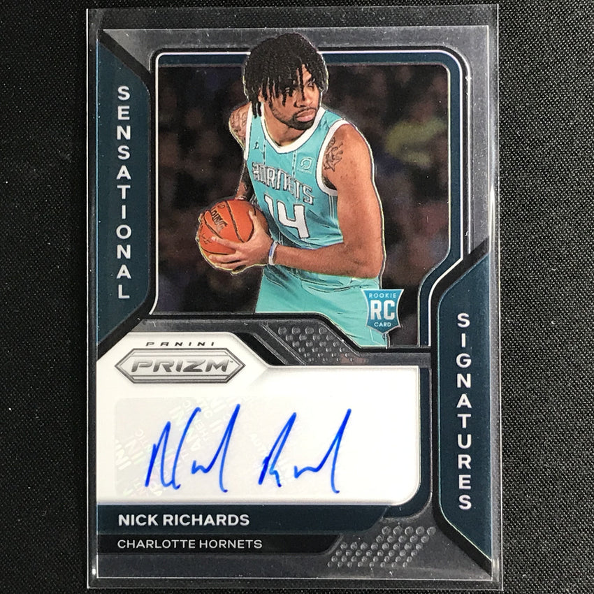 2020-21 Prizm Nick Richards Sensational Signatures Rookie Auto Base No Nrs B