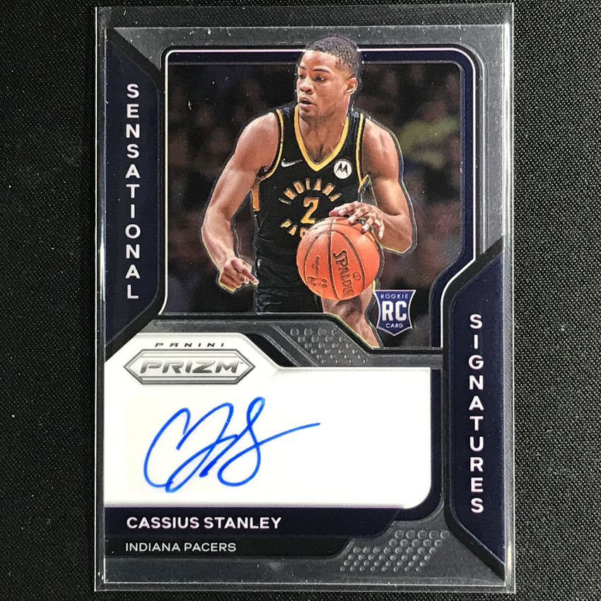 2020-21 Prizm Cassius Stanley Sensational Signatures Rookie Auto Base No Csl A