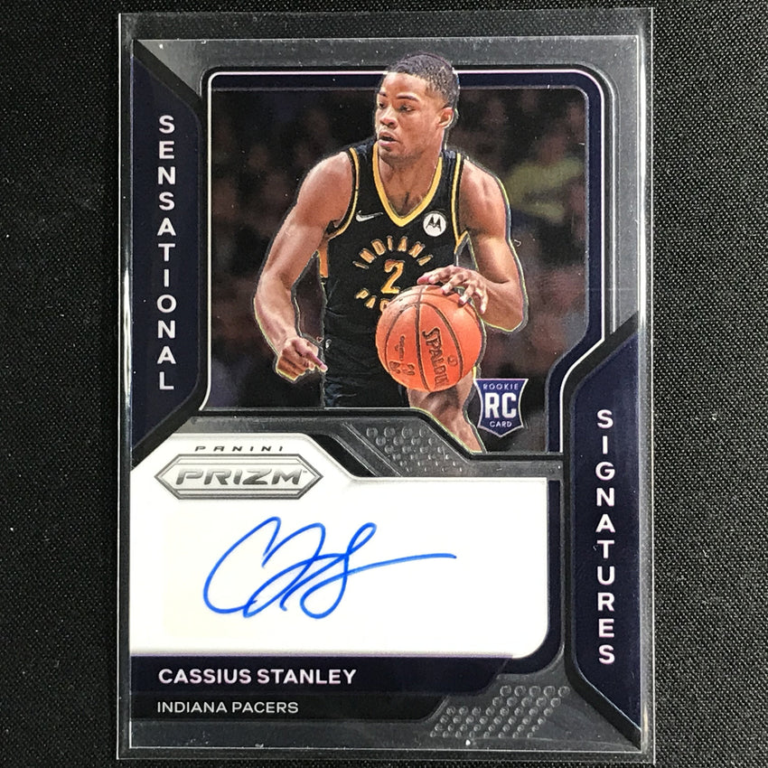 2020-21 Prizm Cassius Stanley Sensational Signatures Rookie Auto Base No Csl B