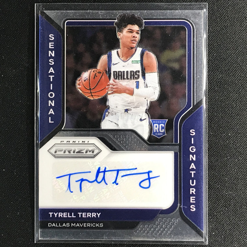 2020-21 Prizm Tyrell Terry Sensational Signatures Rookie Auto Base No Tty