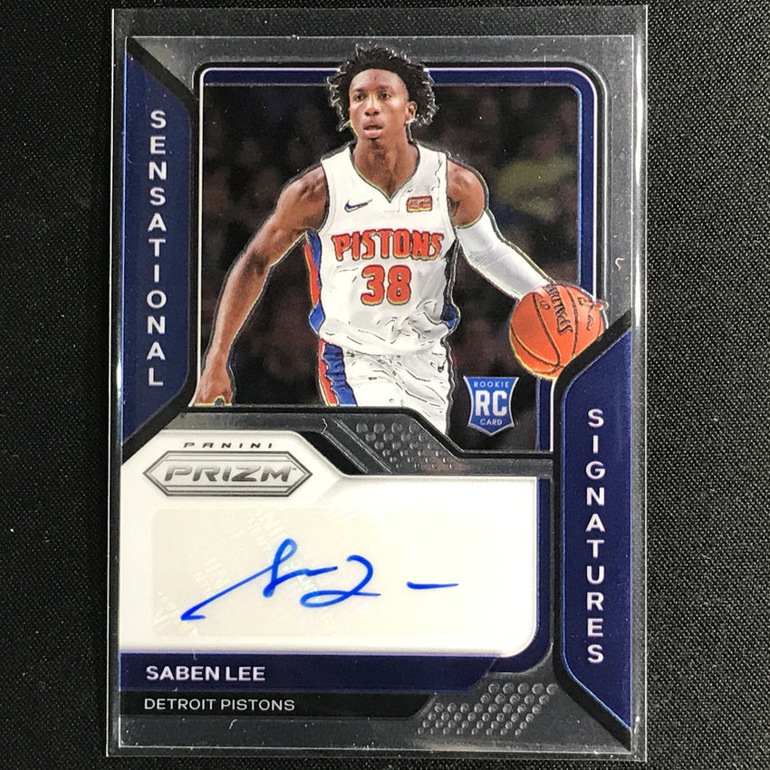 2020-21 Prizm Saben Lee Sensational Signatures Rookie Auto Base No Sle