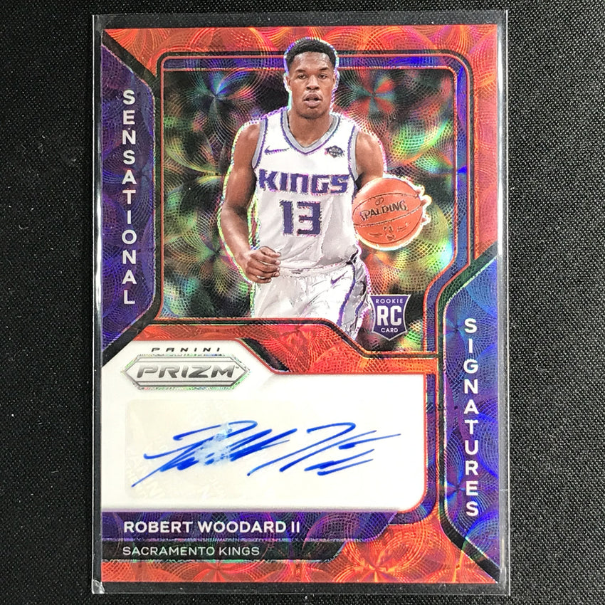 2020-21 Prizm Robert Woodard Ii Sensational Signatures Rookie Auto Choice No Rw2