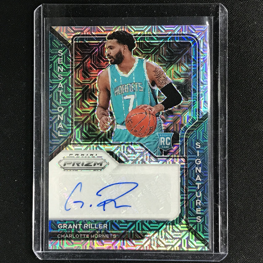 2020-21 Prizm Grant Riller Sensational Signatures Rookie Auto Mojo 20/25