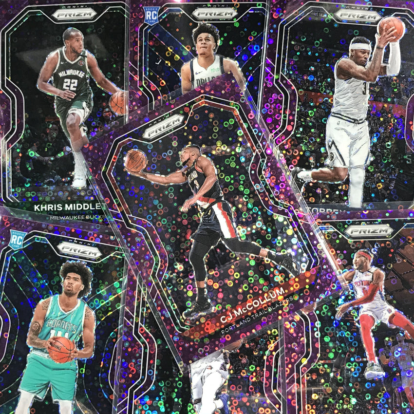 2020-21 Prizm Troy Brown Jr. Base Fast Break Purple /75 No 127