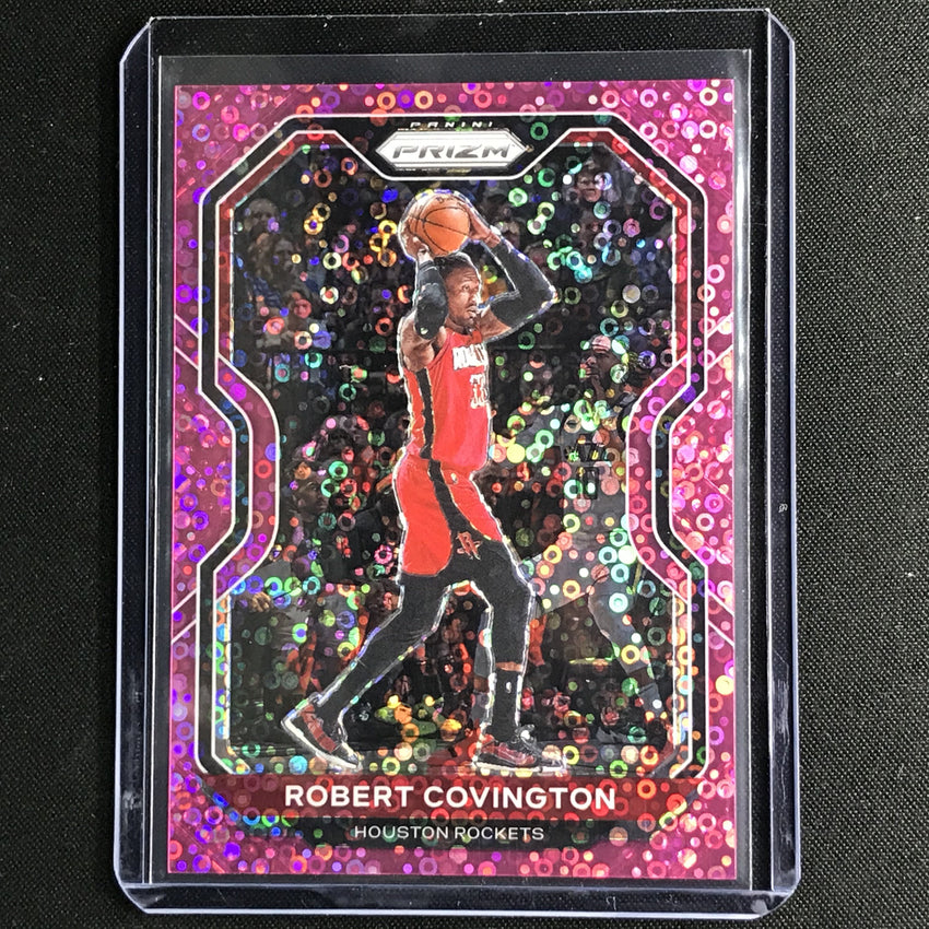 2020-21 Prizm Robert Covington Base Fast Break Pink 8/50 No 8