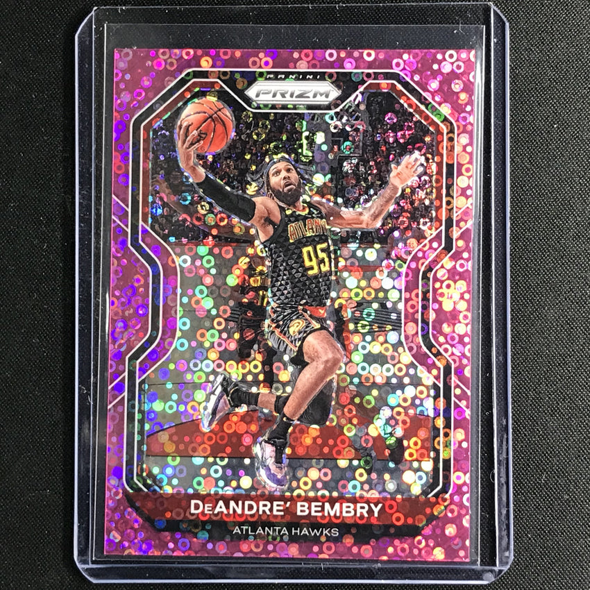 2020-21 Prizm Deandre Bembry Base Fast Break Pink 7/50 No 11