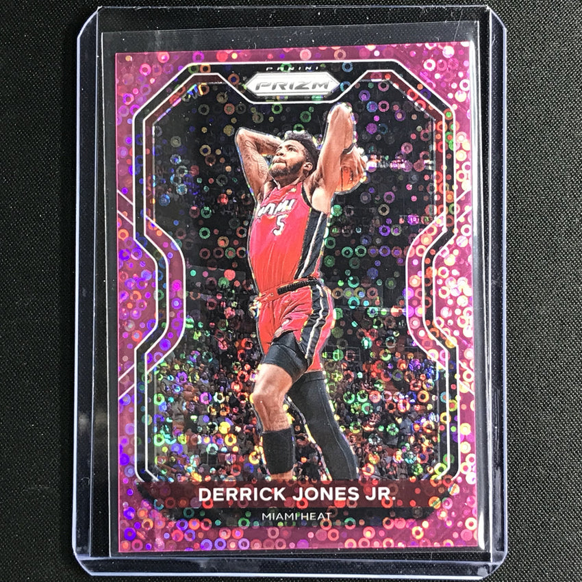 2020-21 Prizm Derrick Jones Jr. Base Fast Break Pink 27/50 No 55