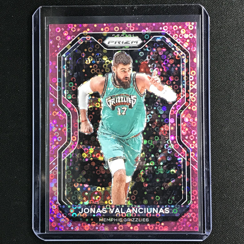 2020-21 Prizm JONAS VALANCIUNAS Base Fast Break Pink 10/50 #188