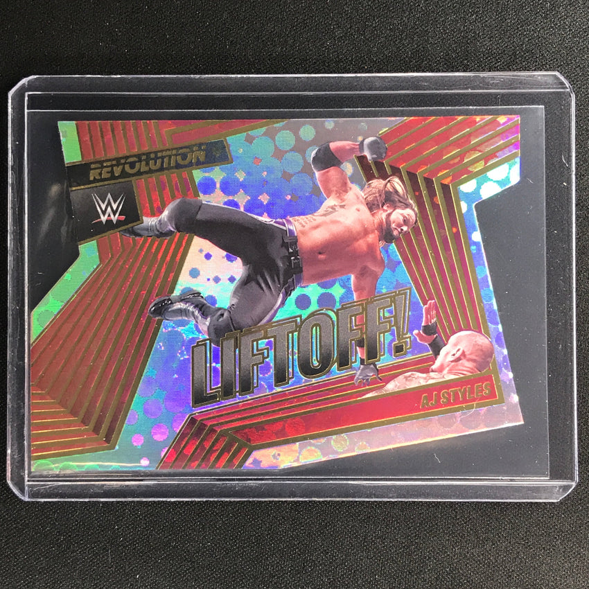 2022 Revolution Aj Styles Liftoff Die-cut Base No 10