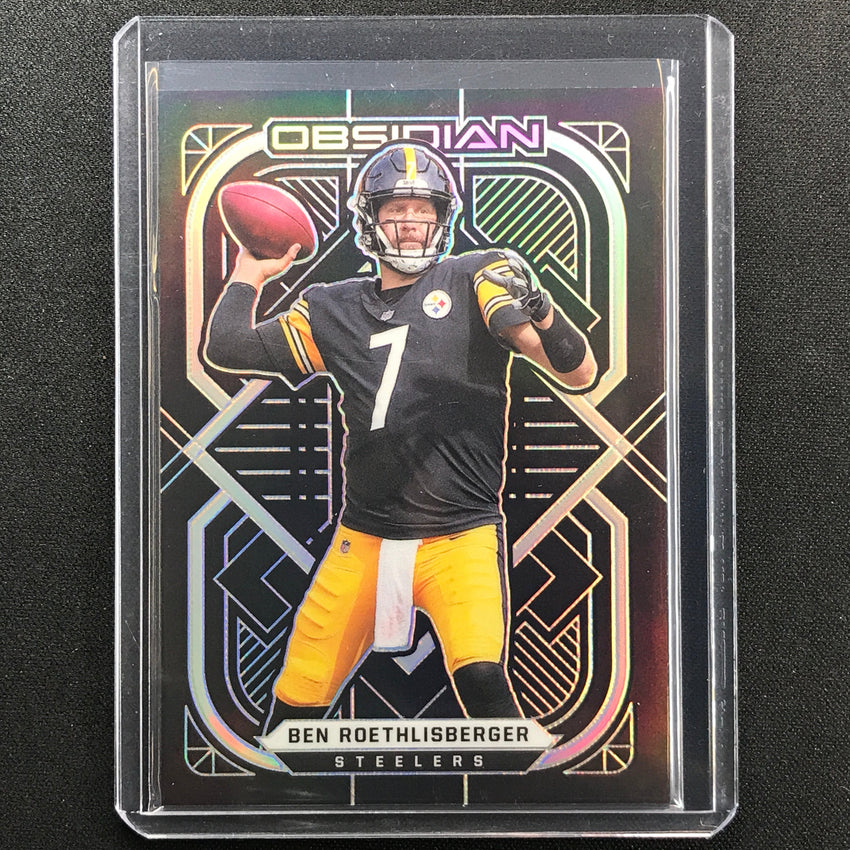 2021 Obsidian BEN ROETHLISBERGER Base Silver #80