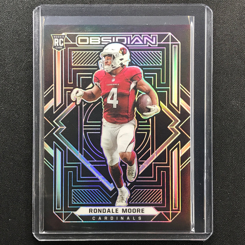 2021 Obsidian RONDALE MOORE Rookie Base Silver #120
