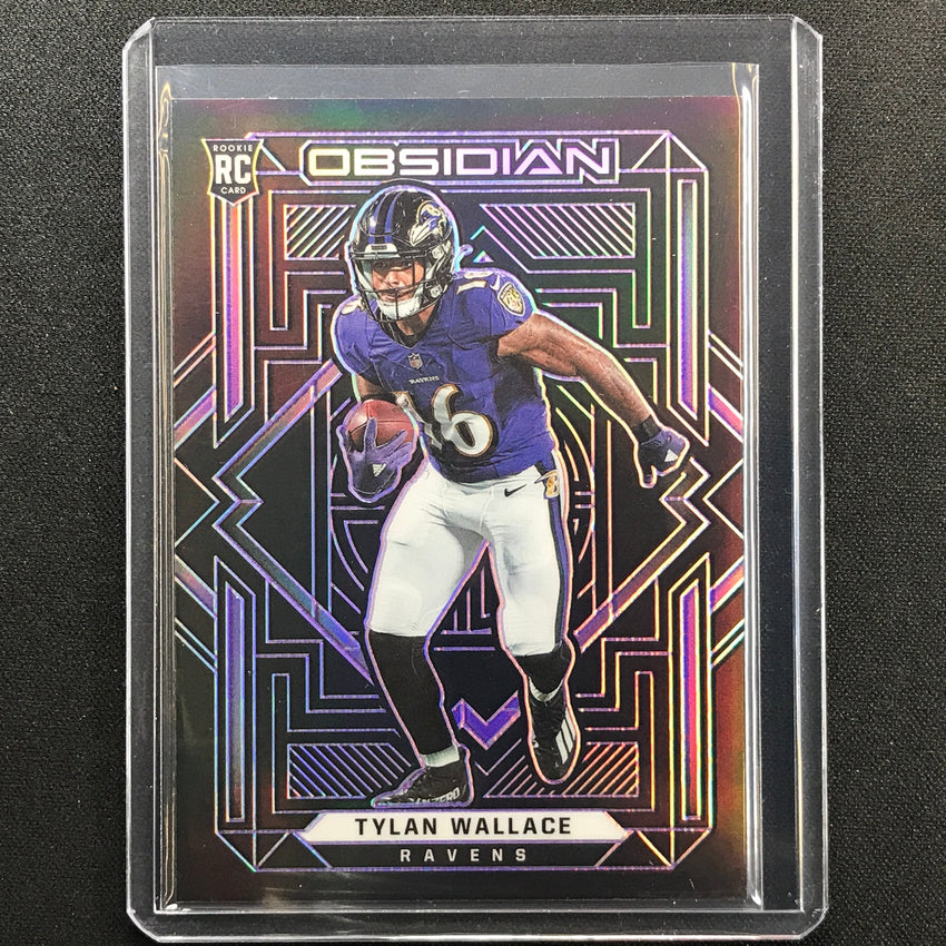 2021 Obsidian Tylan Wallace Rookie Electric Etch Purple 20/100