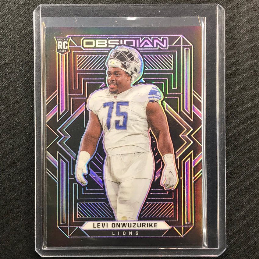 2021 Obsidian Levi Onwuzurike Rookie Electric Etch Purple 56/100