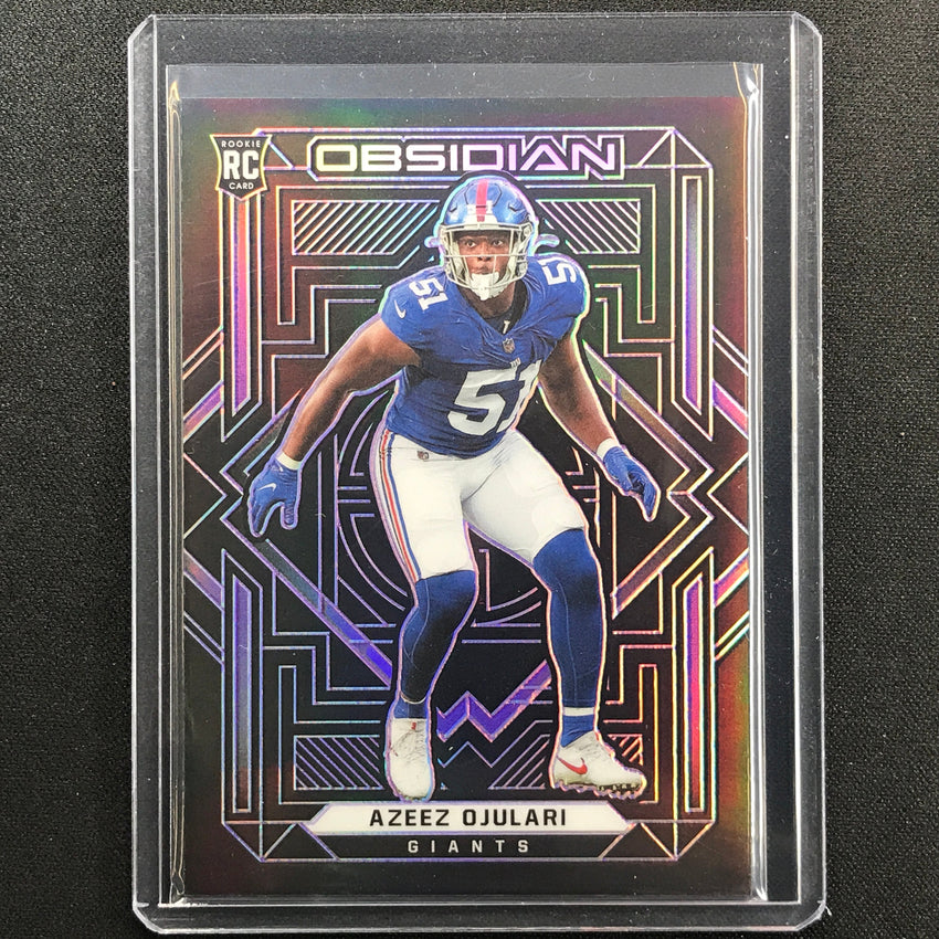 2021 Obsidian Azeez Ojulari Rookie Electric Etch Purple 32/100