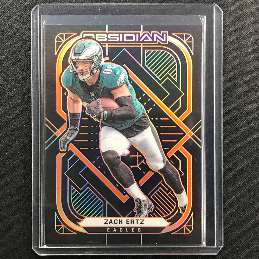 2021 Obsidian Zach Ertz Electric Etch Orange 2/75