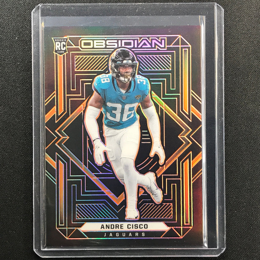 2021 Obsidian Andre Cisco Rookie Electric Etch Orange 4/75