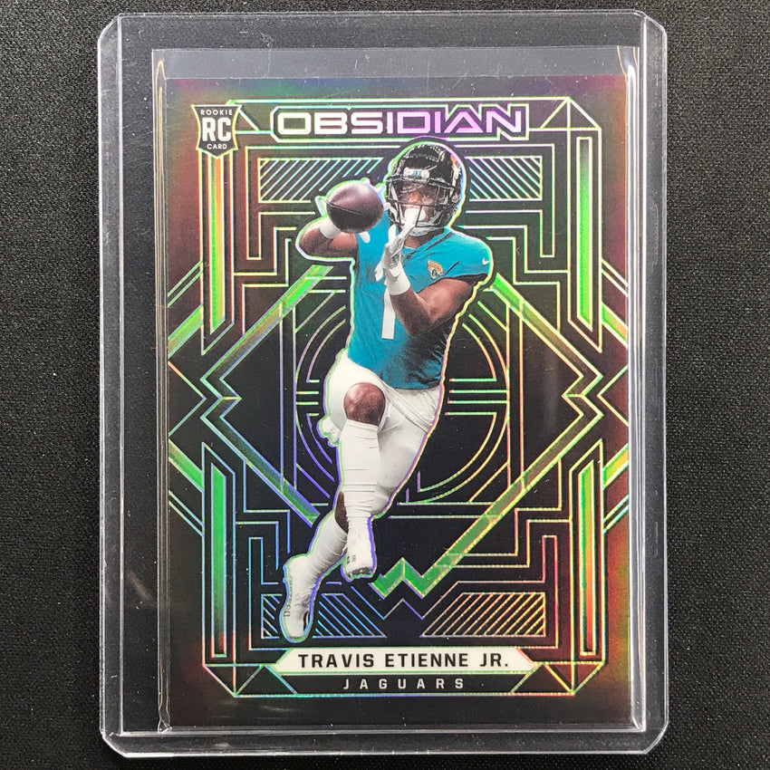 2021 Obsidian Travis Etienne Jr. Rookie Electric Etch Green 32/50