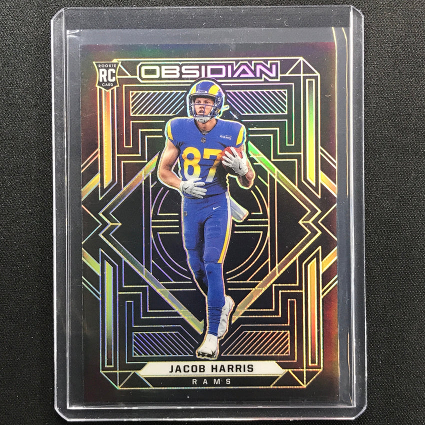 2021 Obsidian Jacob Harris Rookie Electric Etch Yellow 17/25