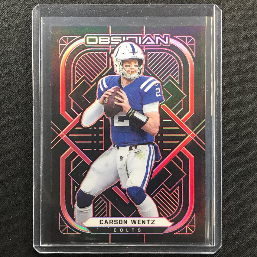 2021 Obsidian Carson Wentz Electric Etch Red 7/10