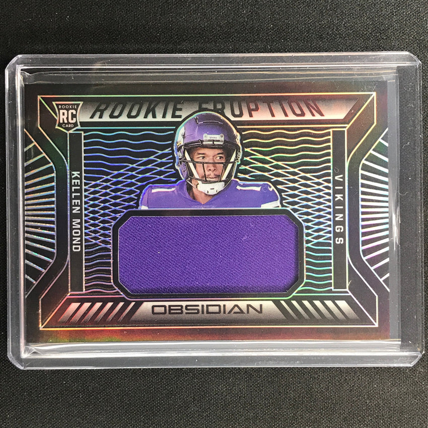 2021 Obsidian Kellen Mond Rookie Eruption Jersey 46/100