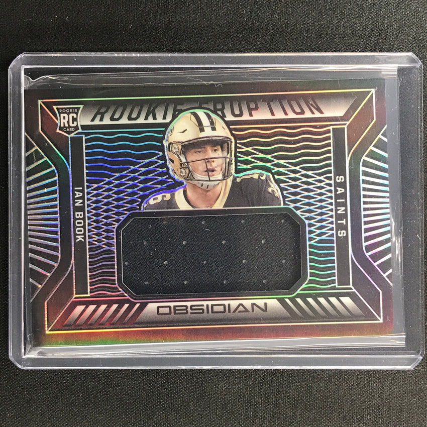 2021 Obsidian Ian Book Rookie Eruption Jersey 4/100