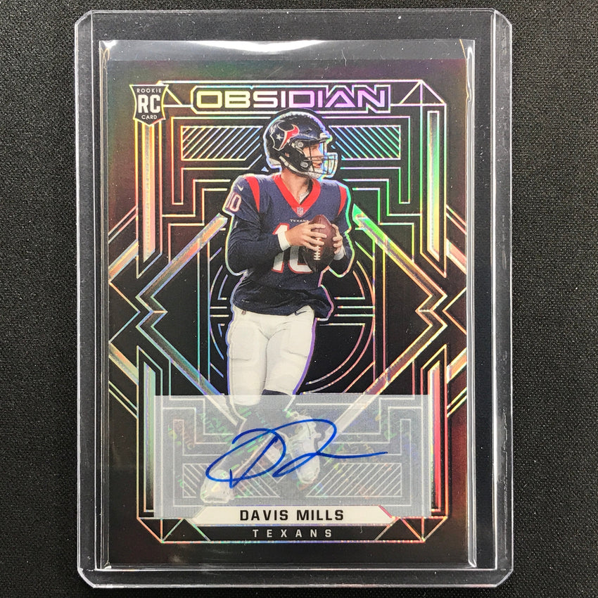 2021 Obsidian Davis Mills Rookie Auto Silver 34/199