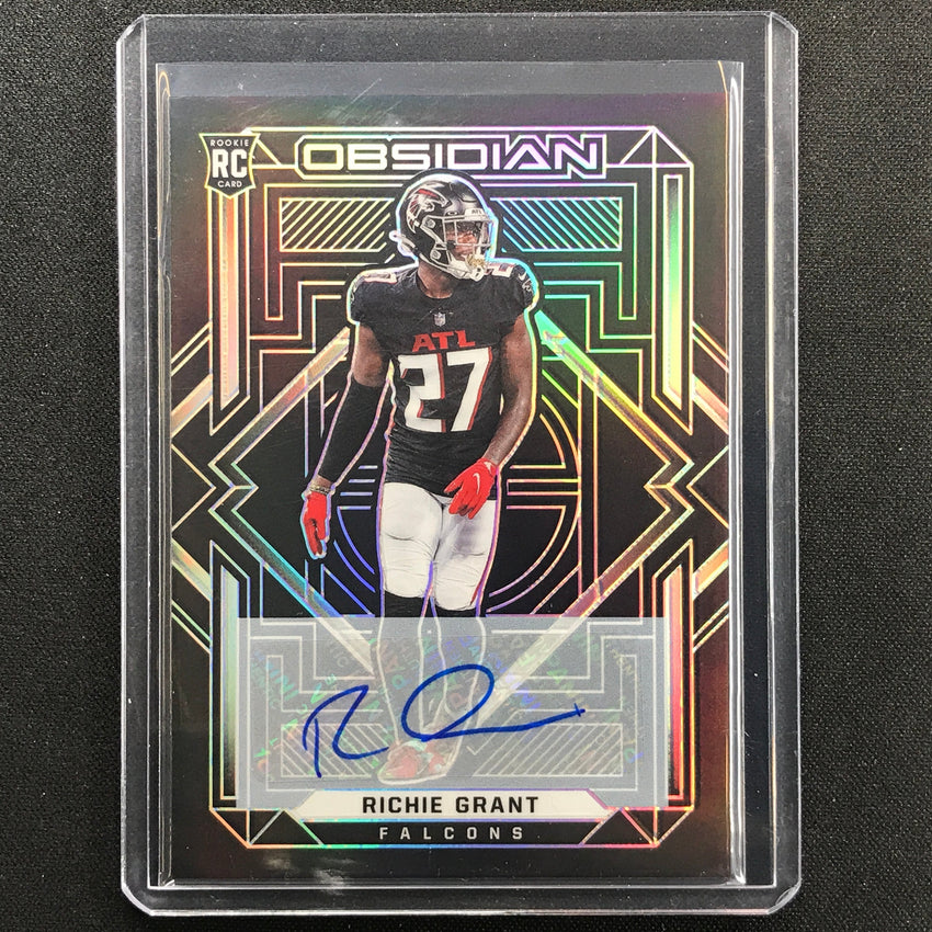 2021 Obsidian Richie Grant Rookie Auto Silver 84/199