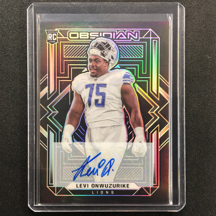 2021 Obsidian Levi Onwuzurike Rookie Auto Silver 82/199