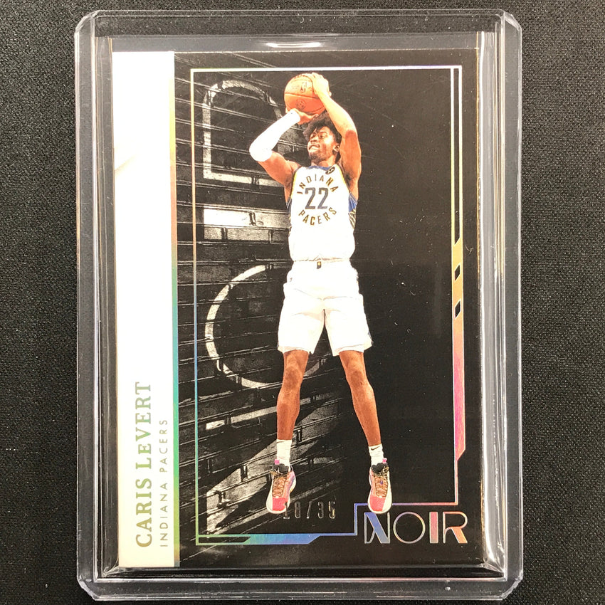 2021-22 Noir Caris Levert Base Association Edition Holo Silver 18/35