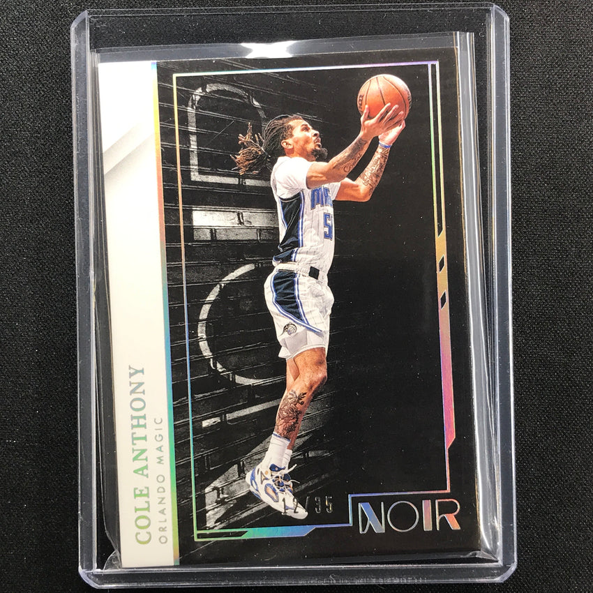 2021-22 Noir Cole Anthony Base Association Edition Holo Silver 12/35