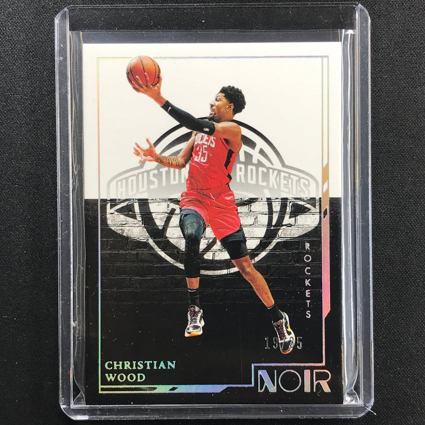 2021-22 Noir Christian Wood Base Icon Edition Holo Silver 19/35