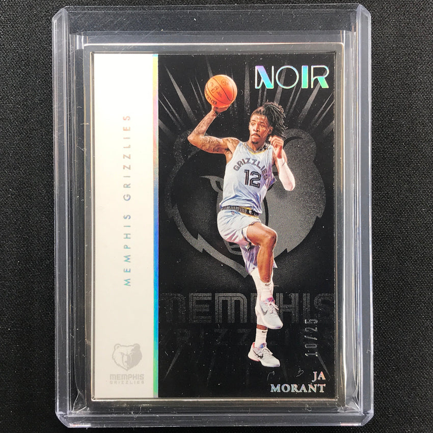 2021-22 Noir Ja Morant Base Statement Edition Silver Metal Frame 10/25