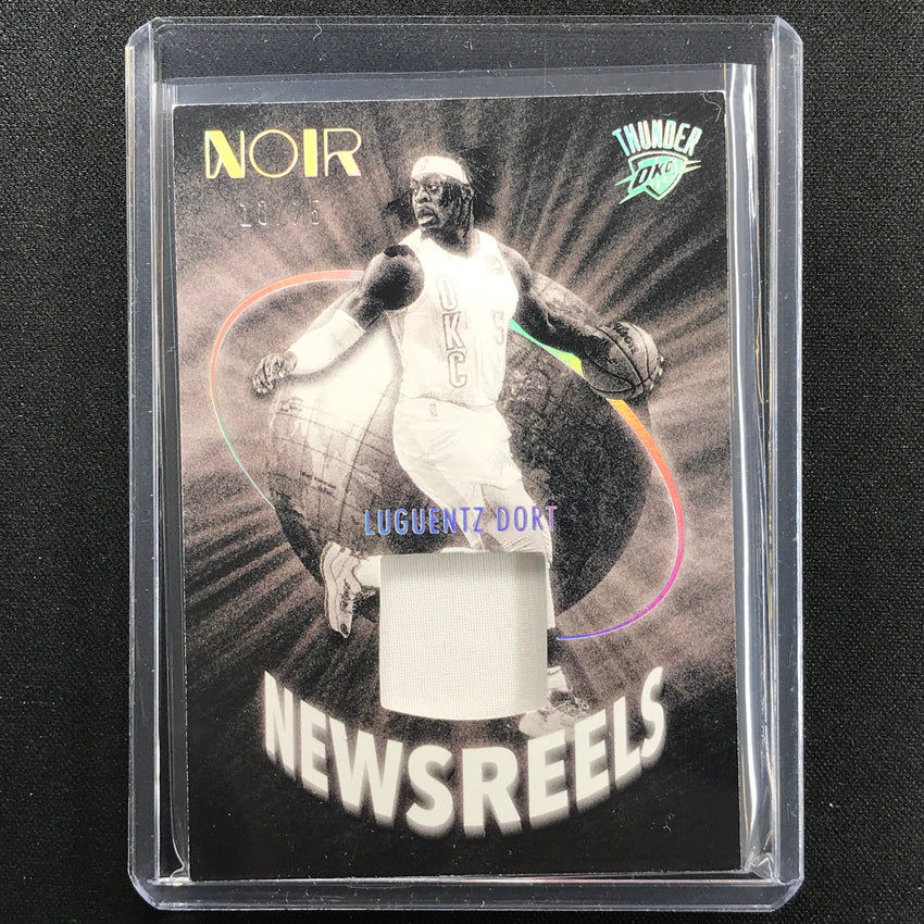 2021-22 Noir Luguentz Dort Newsreels Jersey 13/75
