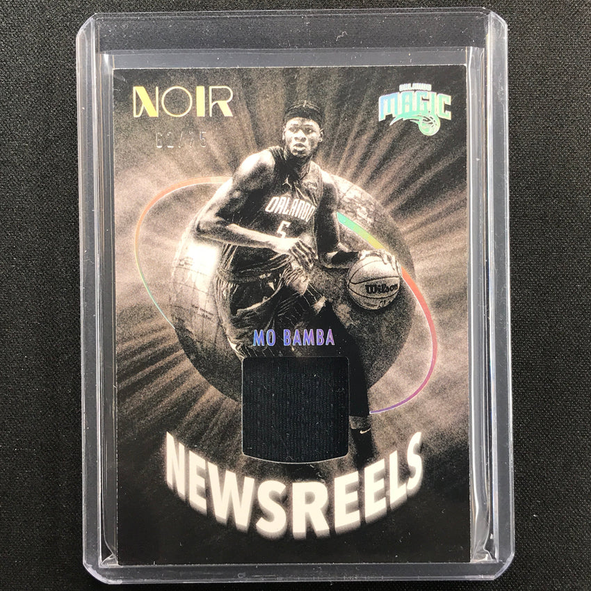 2021-22 Noir Mo Bamba Newsreels Jersey 62/75
