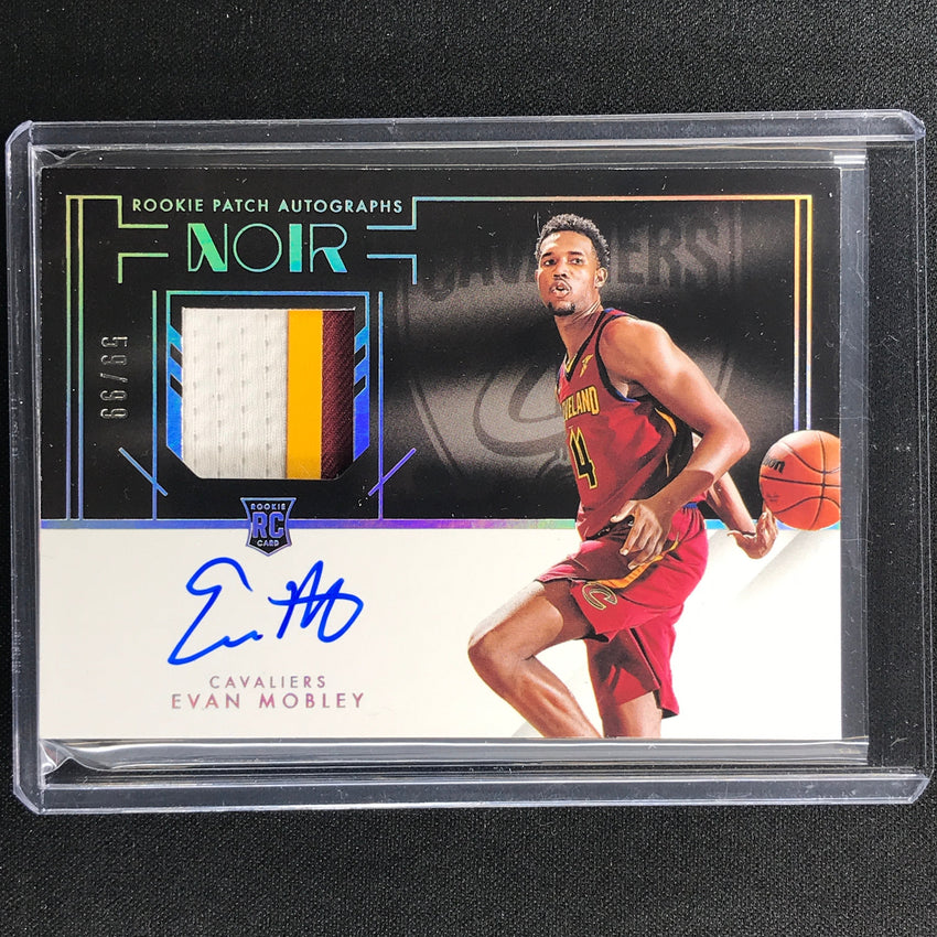 2021-22 Noir Evan Mobley Rookie Patch Auto Color 59/99