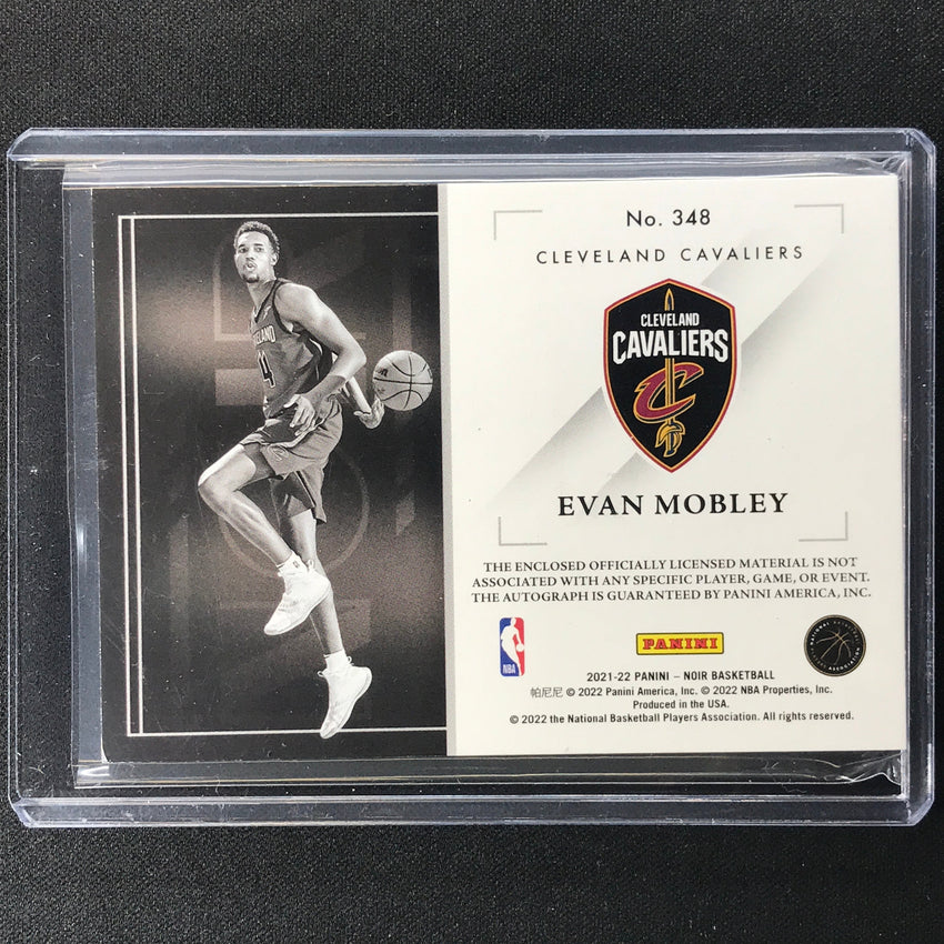 2021-22 Noir Evan Mobley Rookie Patch Auto Color 59/99