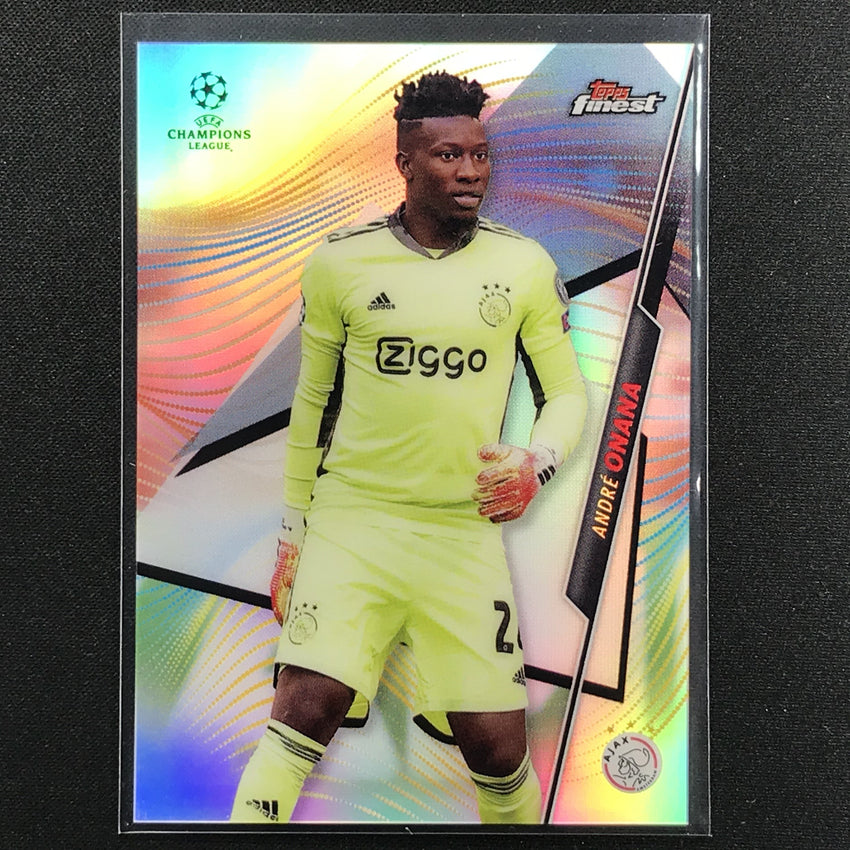 2020-21 Finest UEFA Champions League ANDRE ONANA Base Refractor #60