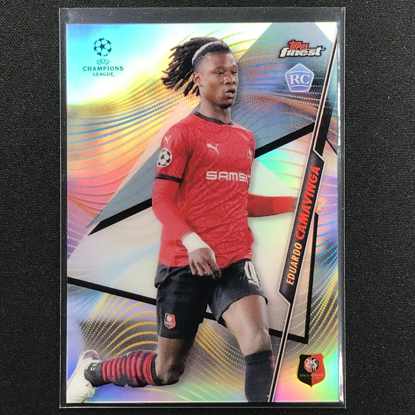2020-21 Finest UEFA Champions League EDUARDO CAMAVINGA Rookie Refractor #71