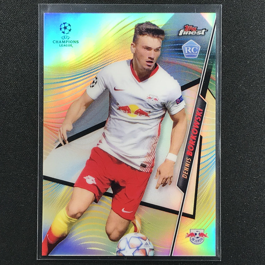 2020-21 Finest UEFA Champions League DENNIS BORKOWSKI Rookie Refractor #63
