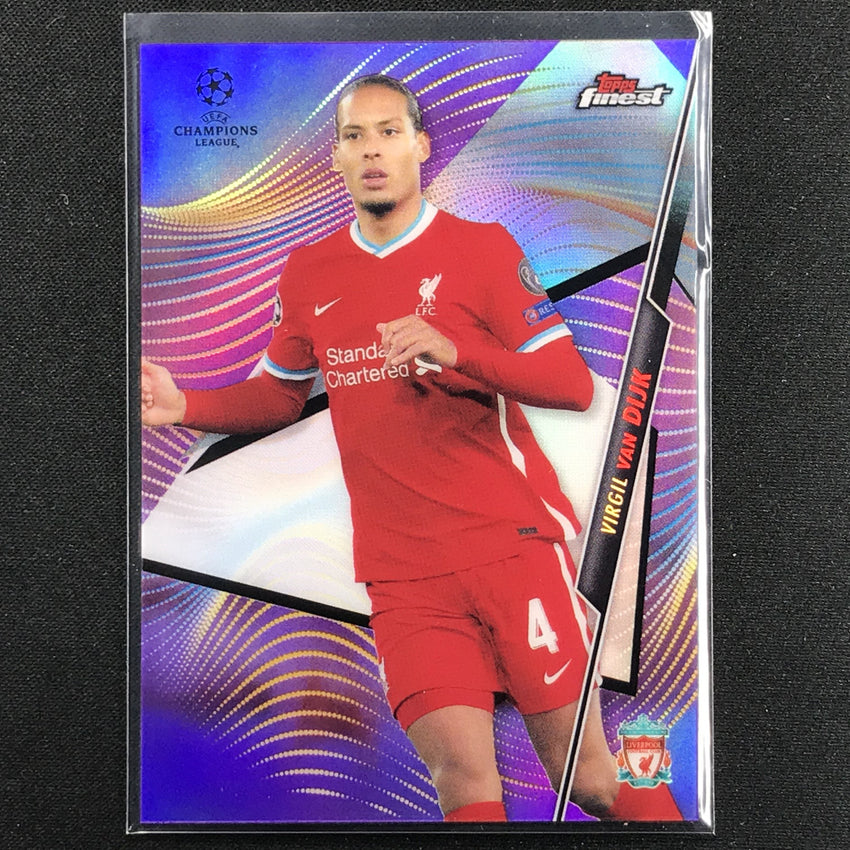 2020-21 Finest Uefa Champions League Virgil Van Dijk Purple 197/250