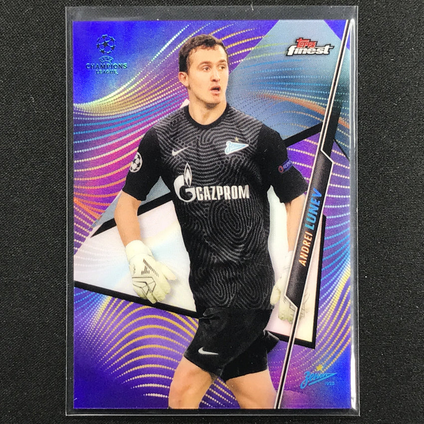 2020-21 Finest Uefa Champions League Andrei Lunev Purple 36/250